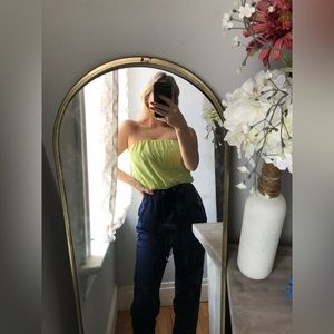 Jumpsuit romper pantsuit women’s strapless outfit size small